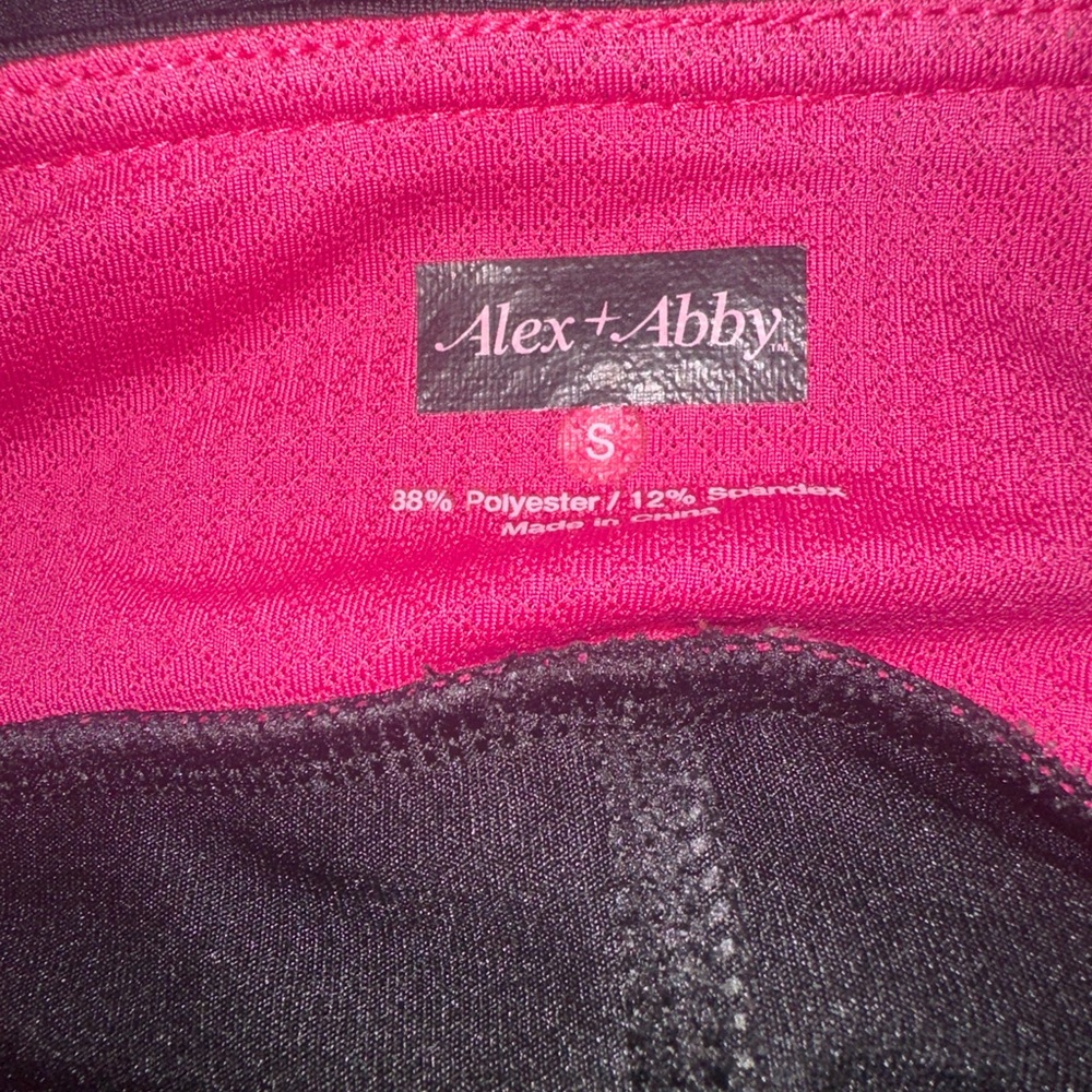 Alex + Abby Pink and Black Activewear